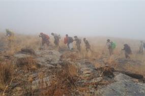 صعود خط الراسی پیوه ژن به قله مغان